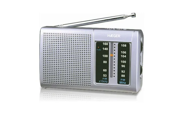Haeger Am Fm Radio Pr-bib.001a - Grå