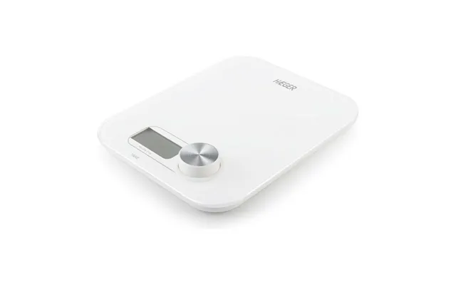 Haeger Køkkenvægt Ks-dig.008a 5 Kg - Hvid Digital Vægt Uden Batterier