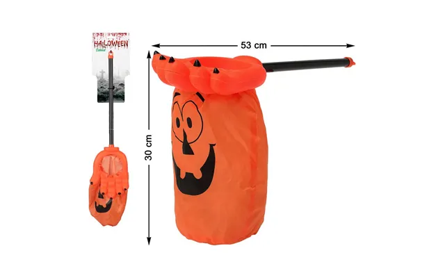 Halloween Dekoration - Trick Or Treat Græskar, Orange 53 × 30 Cm Polyester
