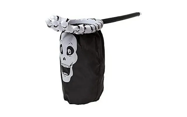 Halloween Dekoration - Trick Or Treat Kranium, Sort 53 × 30 Cm