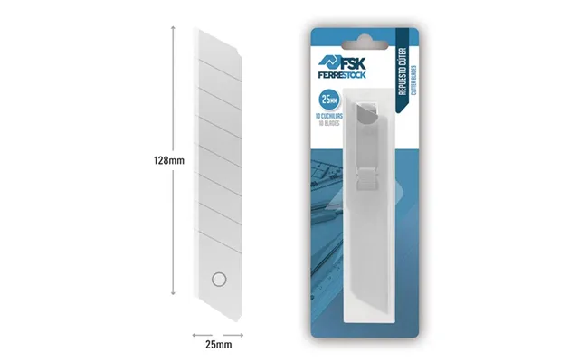 Hobbykniv Blade Ferrestock 25 Mm - 10 Stk.