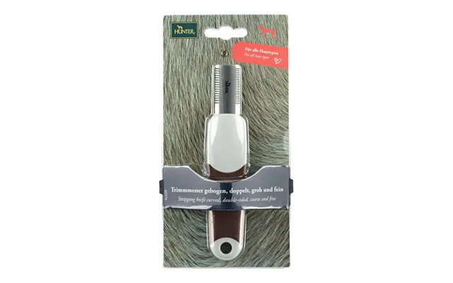 Hunter Pelstrimmer Med Dobbelt Klinge - Escarpidor