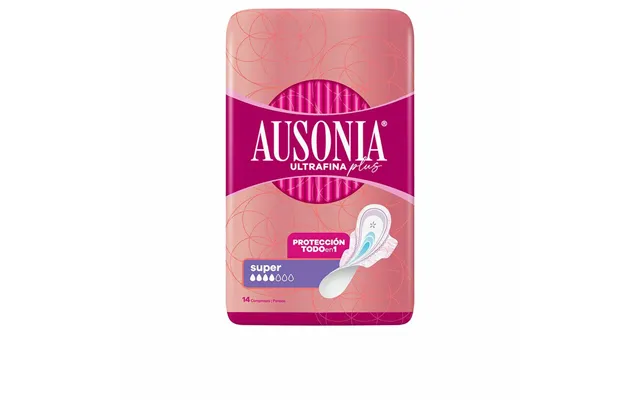 Hygiejnebind Med Vinger Ausonia Plus Ultrafina - Super, 14 Stk