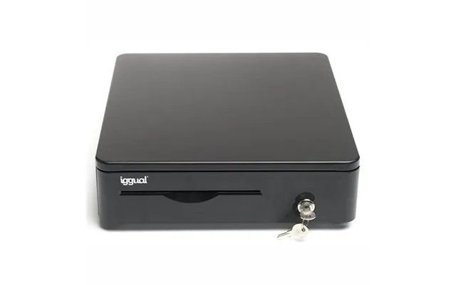 Iggual Iron-10r Kasseskuffe - Sort, 38 × 33,5 × 9 Cm
