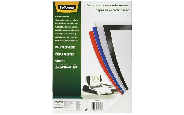 Indbindingsomslag Fellowes - Gennemsigtig A4 100 Stk