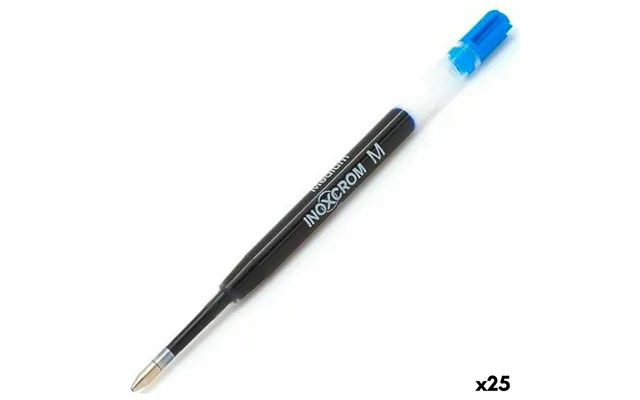 Inoxcrom Kuglepensrefill Blå - 1 Mm, 25 Stk.