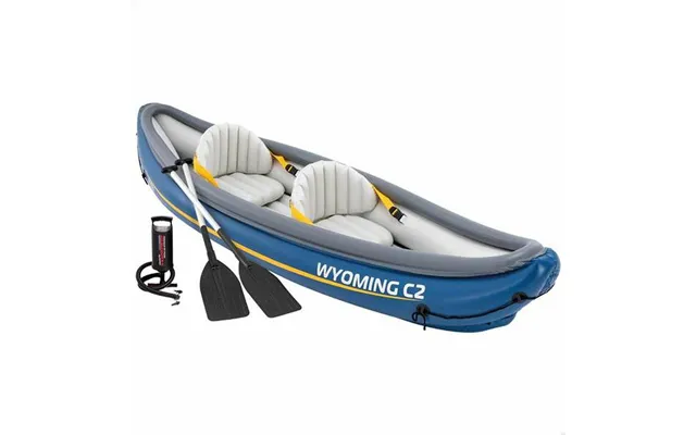 Intex Oppustelig Kano Wyoming C2 - 2 Personer, Blå