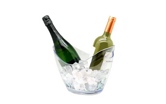 Isspand Til Vin - Vin Bouquet, Gennemsigtig Ps, 2 Flasker