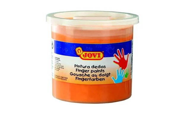 Jovi Fingermaling - Orange 125 Ml Sæt Med 5
