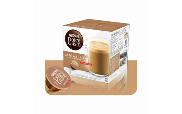 Kaffekapsler Nescafé Dolce Gusto Café Au Lait Koffeinfri - 16 Stk