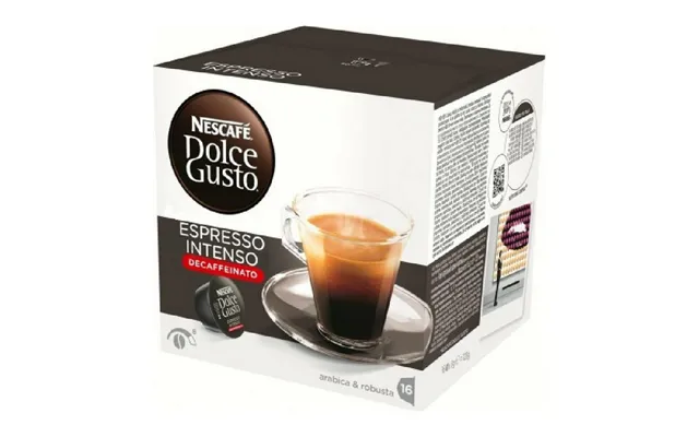Kaffekapsler Til Dolce Gusto - Espresso Intenso Decaffeinato, 16 Stk