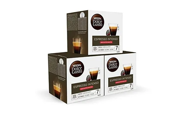Kaffekapsler Til Kaffemaskine Nescafé Dolce Gusto Espresso Intenso Decaffeinato - 48 Kapsler