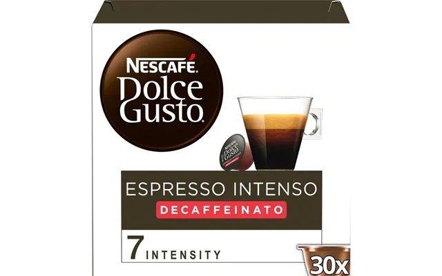 Kaffekapsler Til Nescafé Dolce Gusto - Espresso Intenso Decaffeinato, 30 Stk