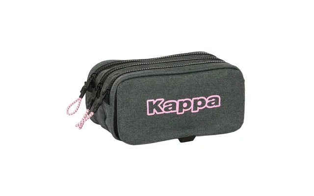 Kappa Penalhus - Tredobbelt Bæretaske, Grå Pink, 21,5 × 10 × 8 Cm