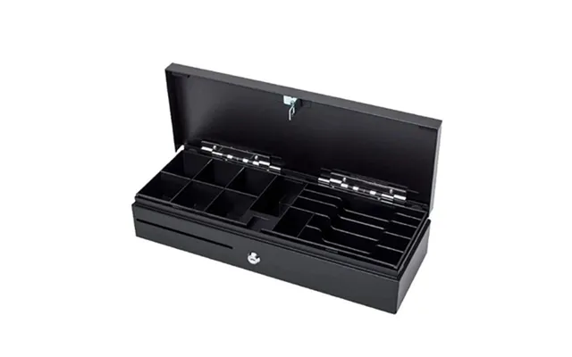Kasseskuffe Mustek Lb-170a - Sort Pengekasse Med 8 Rum