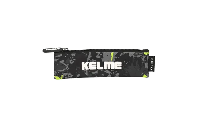 Kelme Jungle Penalhus - Sort Grå Lime, 20 × 6 × 1 Cm