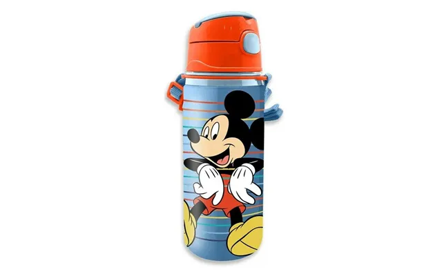 Kids Licensing Vandflaske I Aluminium 600 Ml - Mickey Mouse