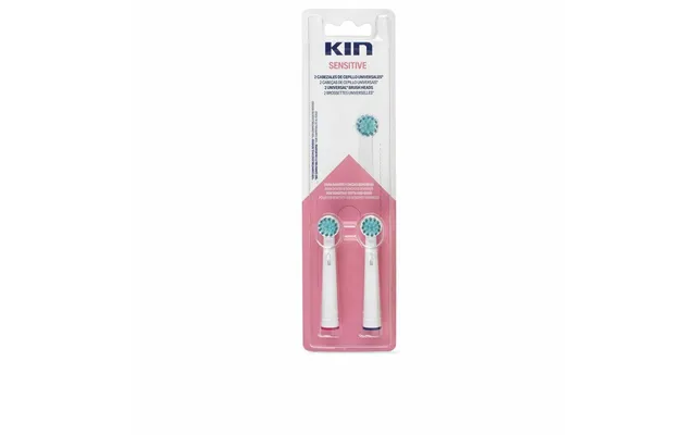 Kin Tandbørstehoveder - Sensitive, Universal 2 Stk.