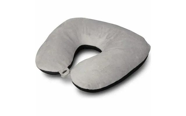 Kine Travel Nakkepude 2-i-1 - Grå, 37 × 29 × 10 Cm