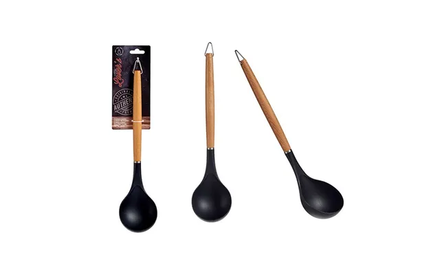 Kinvara Øse I Birketræ - Brun Sort, 8 × 3 × 32,5 Cm