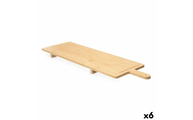 Kinvara Spækbræt Servérbræt I Bambus 88 × 26 Cm Med Håndtag - 6 Stk