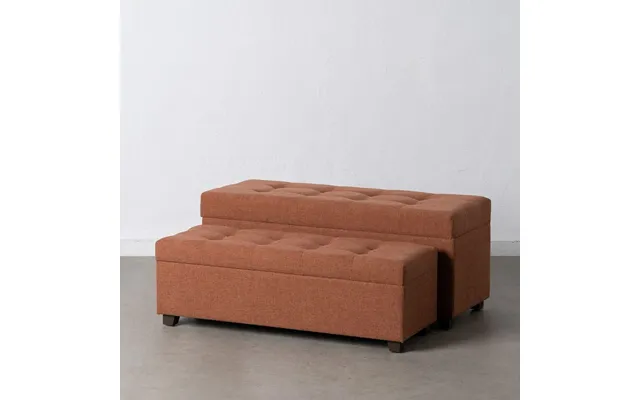 Kiste 102 X 41 X 43 Cm Syntetisk Stof Træ