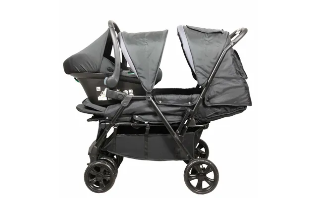 Klapvogn Til Baby Bambisol - Sort