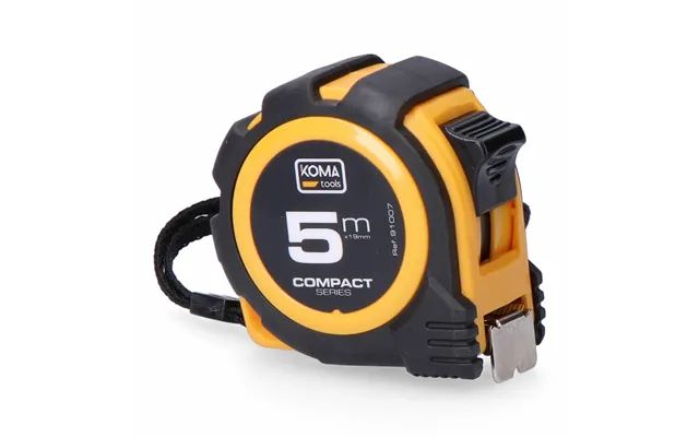 Koma Tools Compact Målebånd 5 M × 19 Mm - Abs, Gul