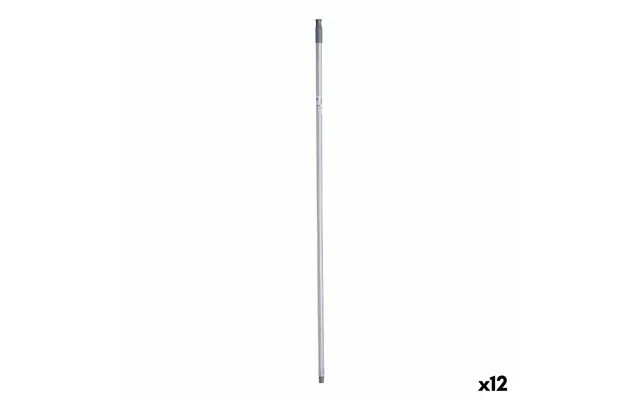 Kosteskaft Metal 130 Cm - Grå, Stribet 12 Stk.
