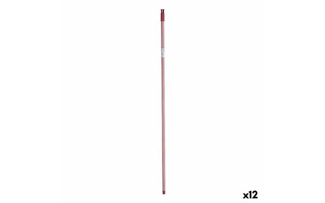 Kosteskaft Metal Rød 130 Cm - Striber 12 Stk.