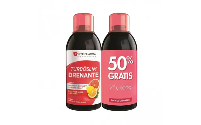 Kosttilskud Forté Pharma Slim Drenante - Citrus, 500 Ml 2 Enheder
