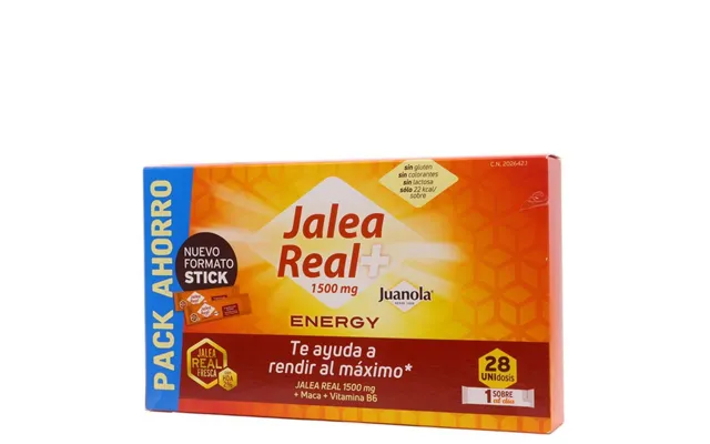 Kosttilskud Med Gelé Royale Juanola Energy - 28 Konvolutter