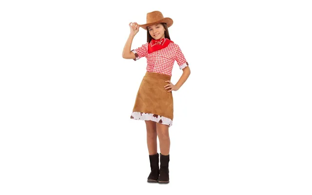 Kostume Til Børn Cowboy Kvinde 3 Dele 5-6 År