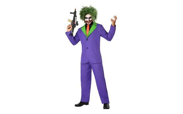 Kostume Til Voksne Joker Lilla Morder Mand 3 Dele Xl