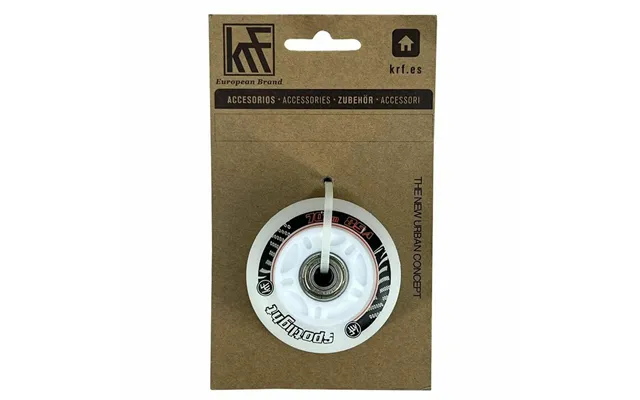 Krf Spotlight Led Hjul 70 Mm - Rød