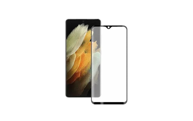 Ksix Skærmbeskyttelse I Hærdet Glas Til Samsung Galaxy S21 Ultra - Gennemsigtig Sort, 3d, 0,33 Mm