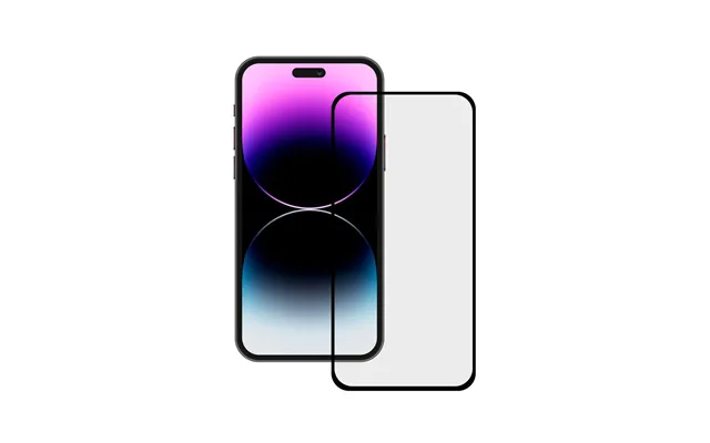 Ksix Skærmbeskytter Til Iphone 15 Pro Max - Hærdet Glas 9h, Sort
