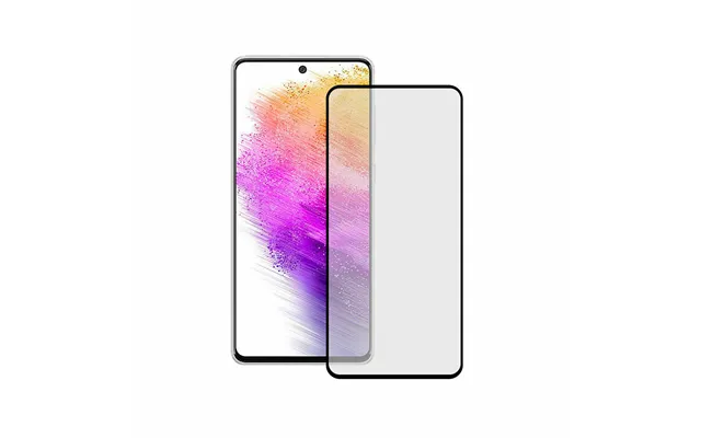 Ksix Skærmbeskytter Til Samsung Galaxy A54 5g - Hærdet Glas, Sort Ramme