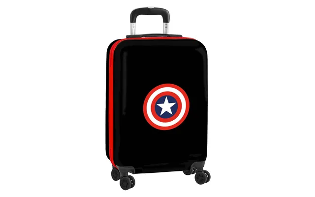 Kuffert Håndbagage Capitán América 20'' - Sort 34,5 × 55 × 20 Cm