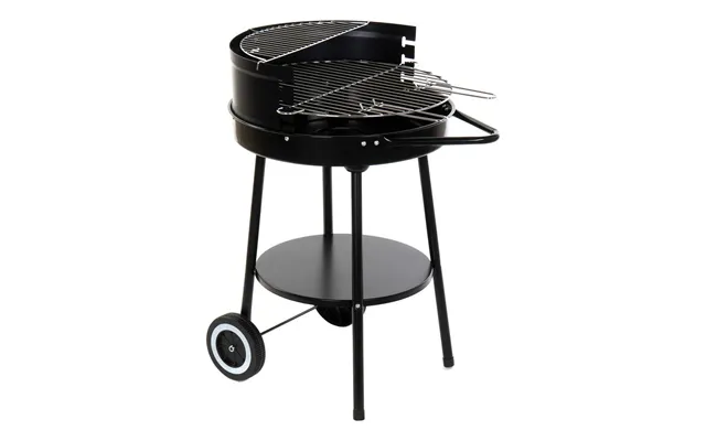 Kulgrill Med Hjul - Sort, 59 × 49,5 × 82 Cm