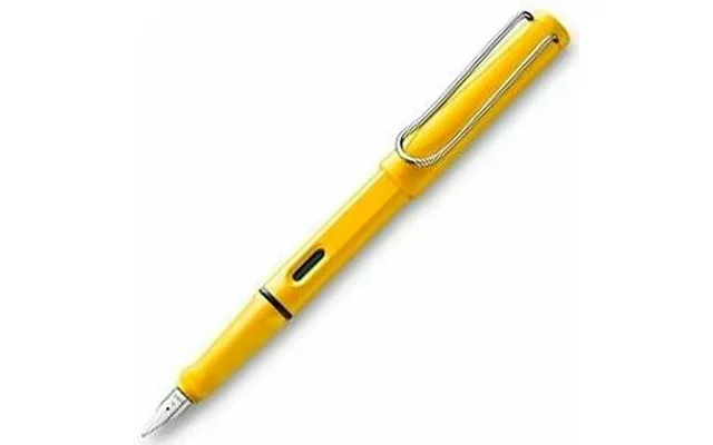 Lamy Safari 018m Kalligrafi-fyldepen - Gul, Blå Blæk
