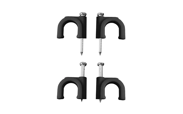 Lapafil Kabelclips N 6 - 2 × 1 Mm, Sort, 100 Stk.