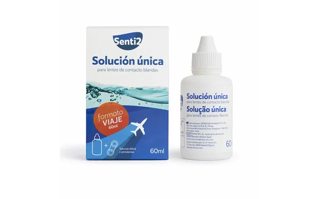 Linsevæske Senti2 Solución Única 60 Ml Med Hyaluronsyre