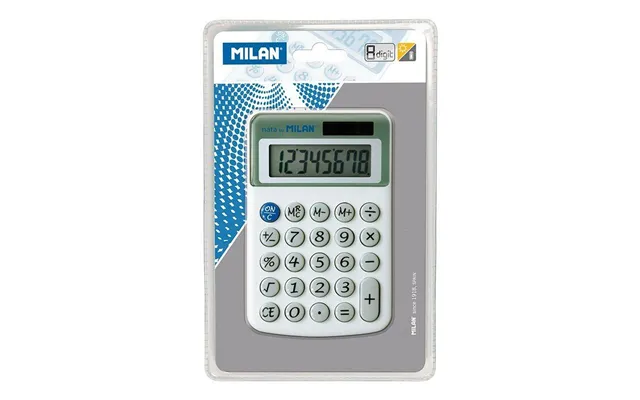 Lommeregner Milan 8-cifret - Hvid 40918bl