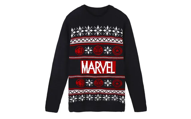 Marvel Unisex Trøje - Mørkeblå, Str. M