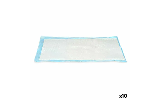 Mascow Træningsunderlag Til Hvalpe - 40 × 60 Cm, Blå Hvid, 10 Stk