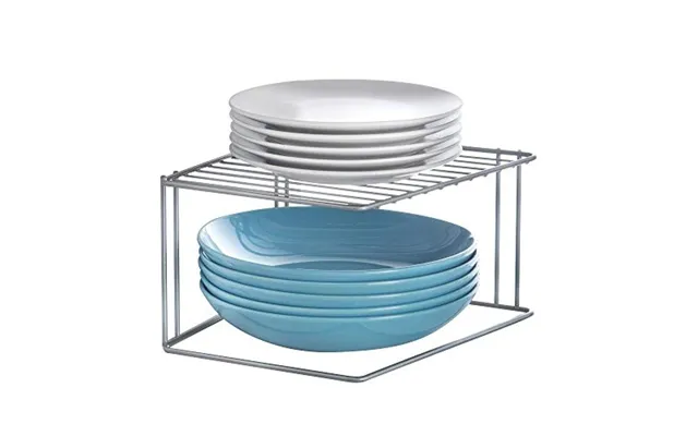 Metaltex Boxe - Organizer Til Køkkenskab Med 2 Hylder, Sølv, 25 × 25 × 15 Cm