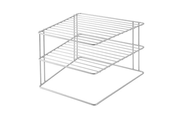 Metaltex Palio Organizer Til Køkkenskab - 3 Hylder, Metal, 25 × 25 × 19 Cm, Sølvfarvet
