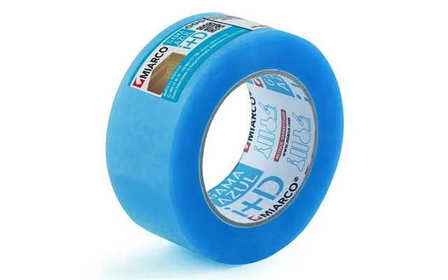 Miarco Pakketape - Blå, 48 × 66 Mm, 6 Ruller