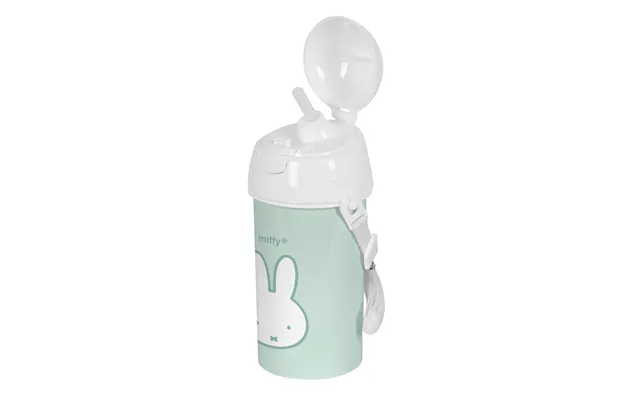 Miffy Drikkedunk Med Låg Og Sugerør - Mint, 500 Ml